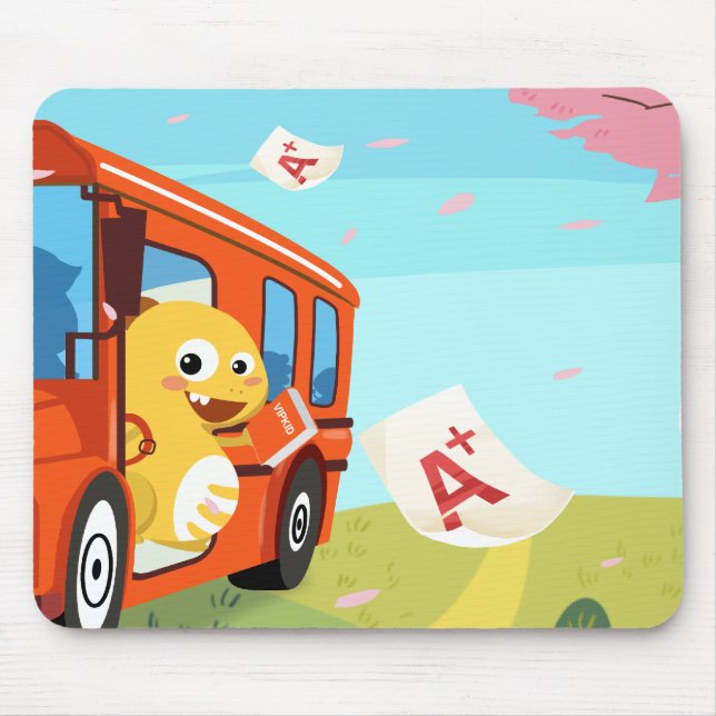 Alfombrilla De Ratón VIPKID de nuevo a la escuela Mousepad (Frente)