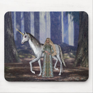 Alfombrilla De Ratón Virgen del KRW y el unicornio
