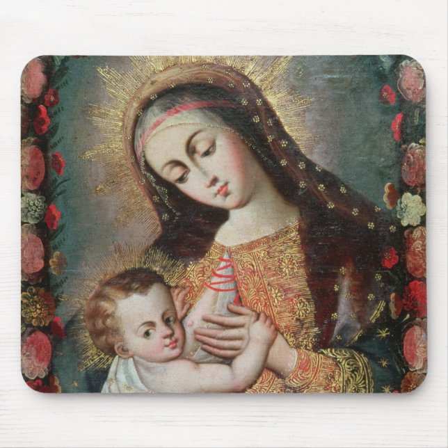 Alfombrilla De Ratón Virgen y niño 2 (Frente)
