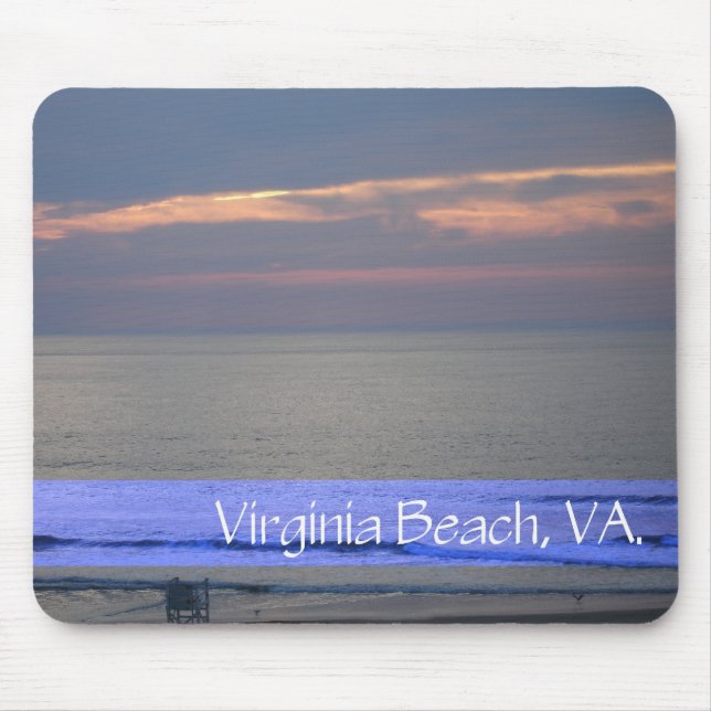 Alfombrilla De Ratón Virginia Beach, VA. #2 Mousepad (Frente)