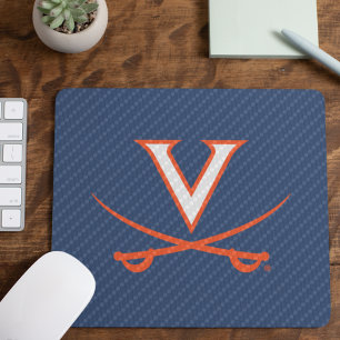 Alfombrilla De Ratón Virginia Cavaliers de fibra de carbono