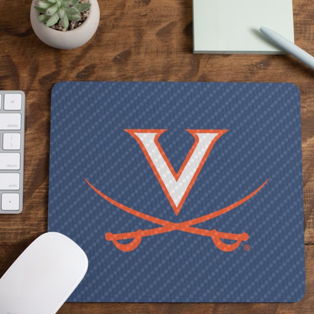 Alfombrilla De Ratón Virginia Cavaliers de fibra de carbono (Subido por el creador)