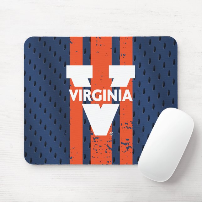 Alfombrilla De Ratón Virginia Cavaliers Jersey (Con ratón)