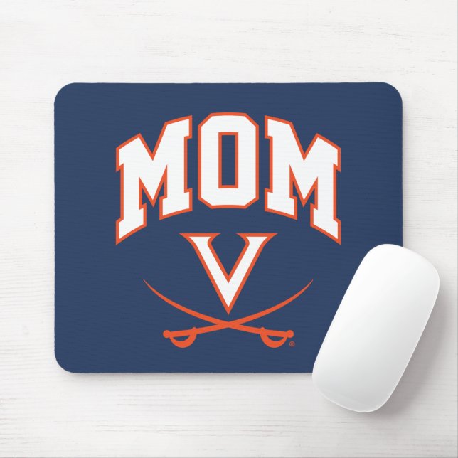 Alfombrilla De Ratón Virginia Cavaliers Mom (Con ratón)