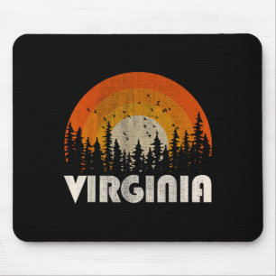 Alfombrilla De Ratón Virginia - naturaleza divertida vintage senderismo