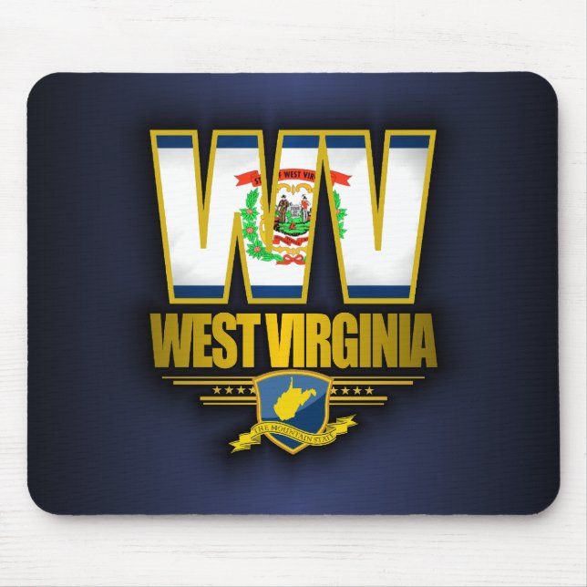 Alfombrilla De Ratón Virginia Occidental (WV) (Frente)