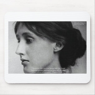 Alfombrilla De Ratón Virginia Woolf "Love Autumn" Love Quote Gifts