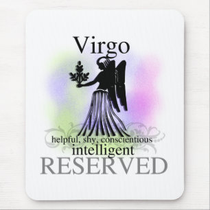 Alfombrilla De Ratón Virgo sobre usted