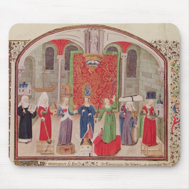 Alfombrilla De Ratón Virtudes teológicas y cardinales (Frente)