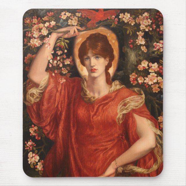 Alfombrilla De Ratón Visión de Fiammetta (por Dante Gabriel Rossetti) (Frente)