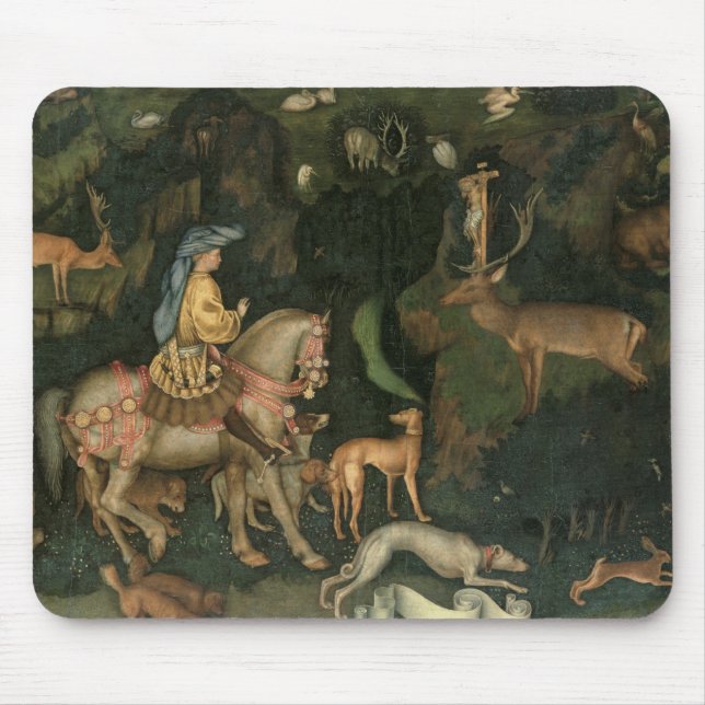 Alfombrilla De Ratón Vision de St. Eustachius, c.1438-42 (Frente)
