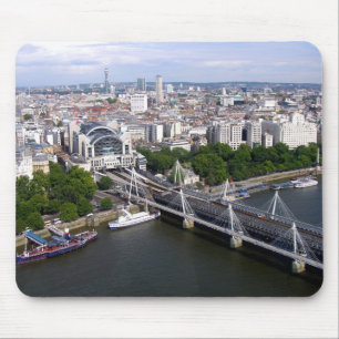 Alfombrilla De Ratón Visión desde el ojo de Londres