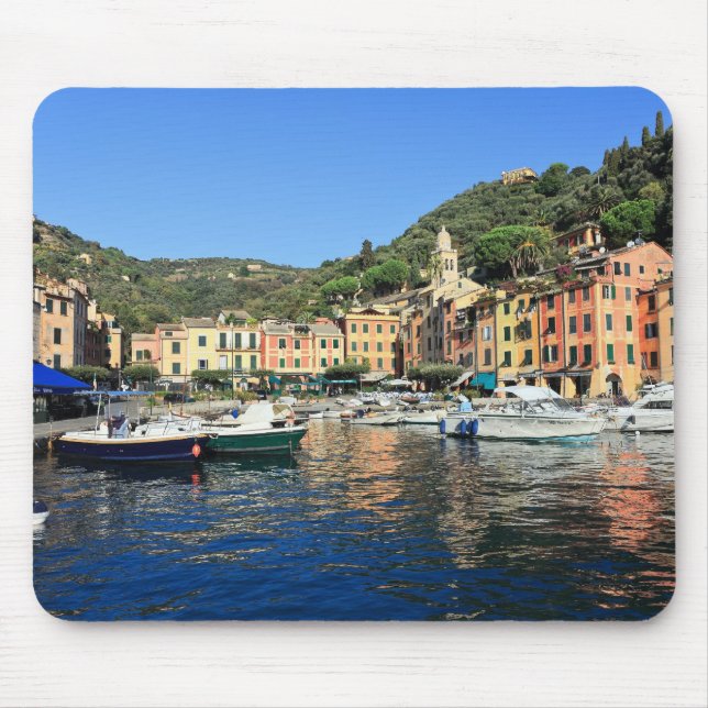 Alfombrilla De Ratón visión en Portofino (Frente)