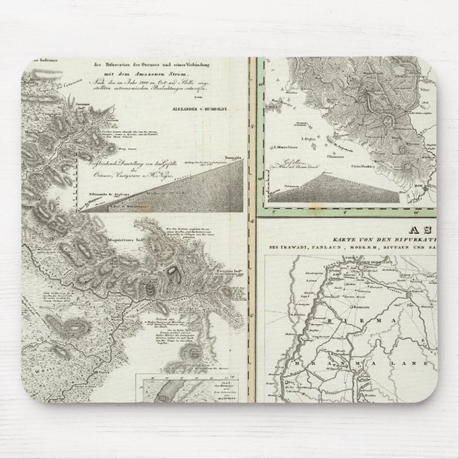 Alfombrilla De Ratón Visión general de la bifurcación más conocida (Frente)