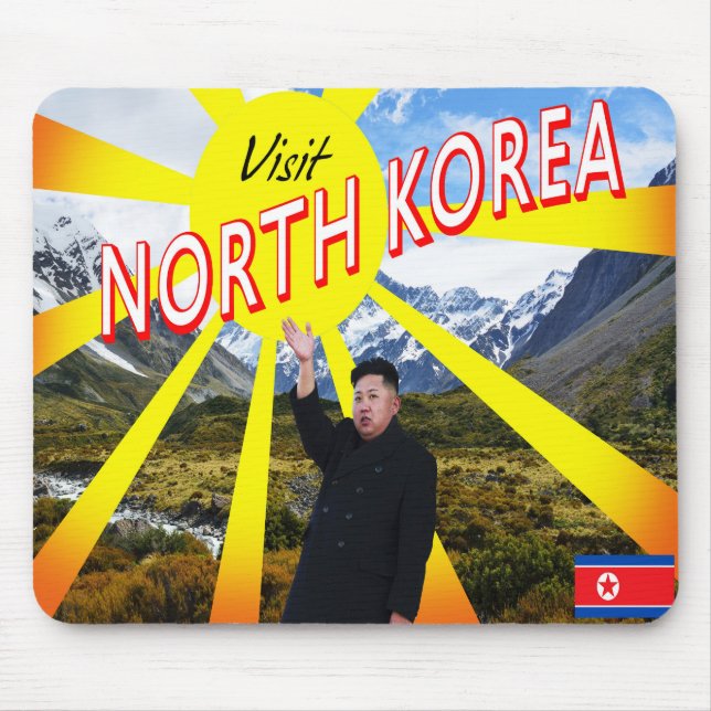 Alfombrilla De Ratón Visita Corea del Norte (Frente)