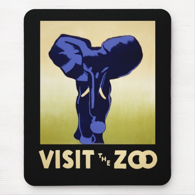 Alfombrilla De Ratón Visita El Zoológico (Frente)