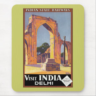 Alfombrilla De Ratón Visita India ~ Delhi