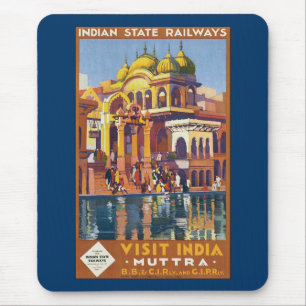 Alfombrilla De Ratón Visita India ~ Muttra