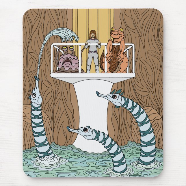 Alfombrilla De Ratón Visitando el estanque de los Piptrixones (Frente)