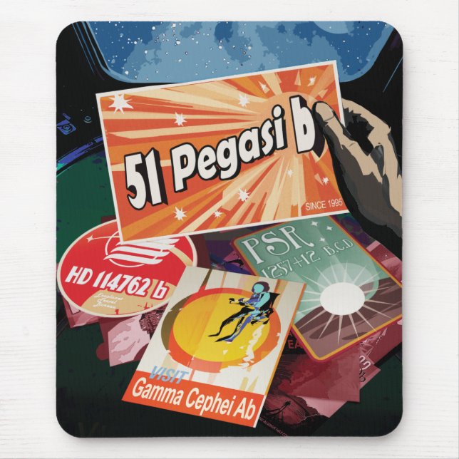 Alfombrilla De Ratón Visitar el primer exoplaneta encontrado fuera del  (Frente)