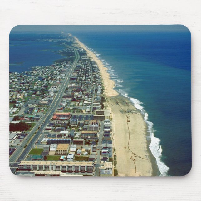 Alfombrilla De Ratón Vista aérea de la ciudad Maryland del océano (Frente)