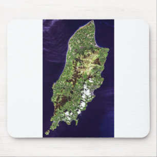 Alfombrilla De Ratón Vista aérea de la Isla de Man
