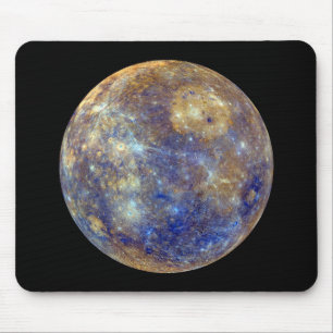 Alfombrilla De Ratón Vista colorida del mercurio