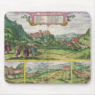 Alfombrilla De Ratón Vista de Alhambra, de 'Civitates Orbis Terrar