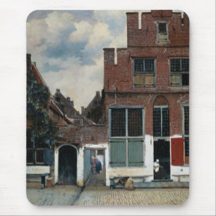 Alfombrilla De Ratón Vista De Casas En Delft