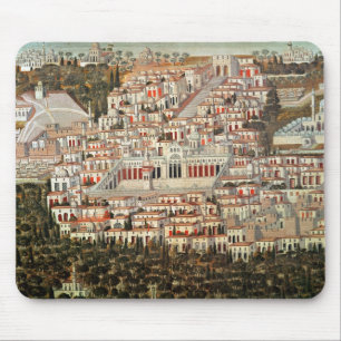 Alfombrilla De Ratón Vista de la ciudad de Damasco