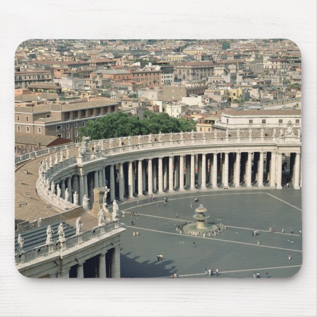 Alfombrilla De Ratón Vista de la plaza (Frente)