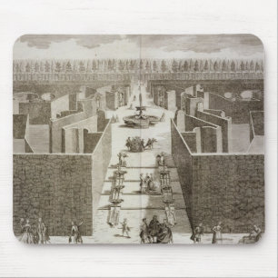 Alfombrilla De Ratón Vista de las ocho estatuas de Castellazzo en a
