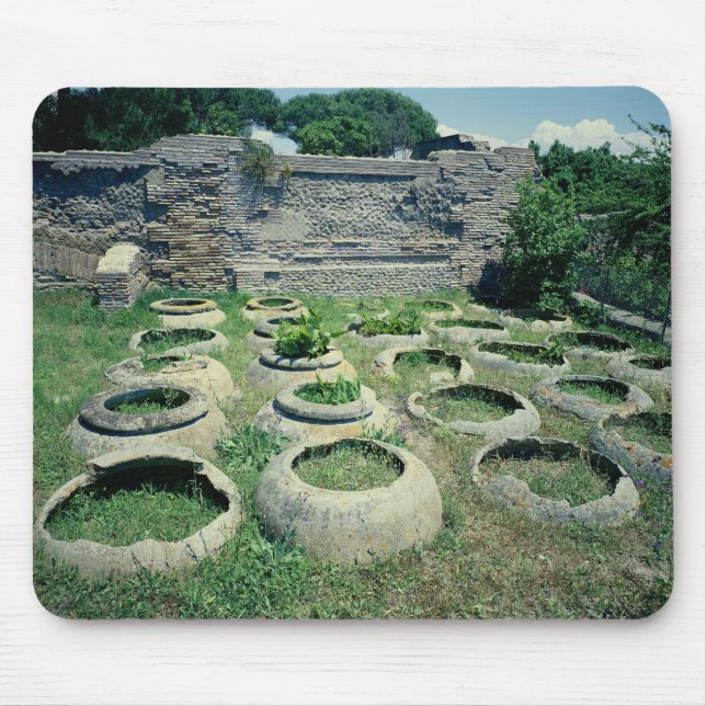 Alfombrilla De Ratón Vista de las tiendas (Frente)