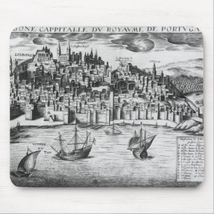 Alfombrilla De Ratón Vista de Lisboa