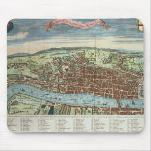 Alfombrilla De Ratón Vista de Londres, c.1560