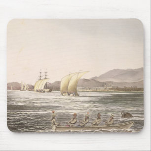 Alfombrilla De Ratón Vista de Manila, Filipinas, 1826