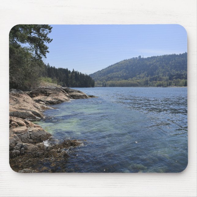 Alfombrilla De Ratón Vista de mar Clásica (Frente)