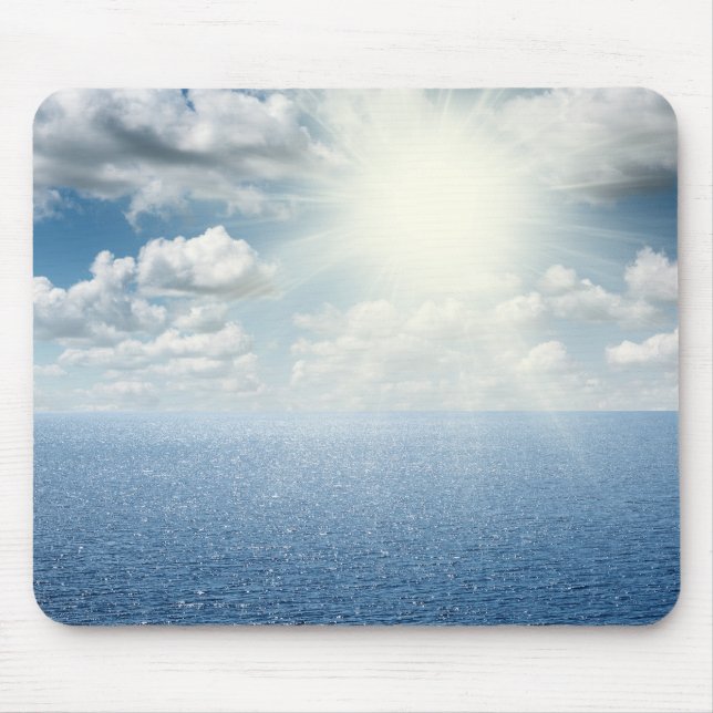 Alfombrilla De Ratón Vista de mar Clásica (Frente)