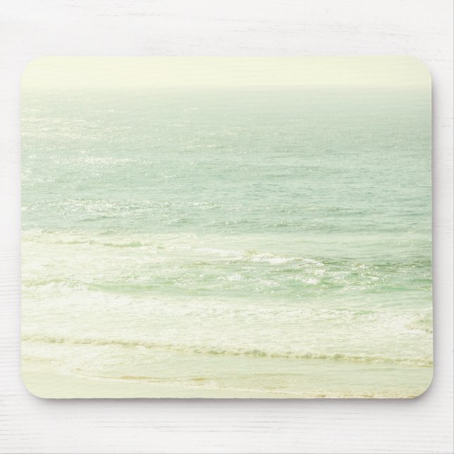 Alfombrilla De Ratón Vista de mar Clásica (Frente)