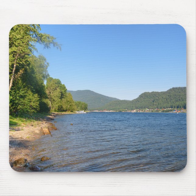 Alfombrilla De Ratón Vista de mar Clásica (Frente)
