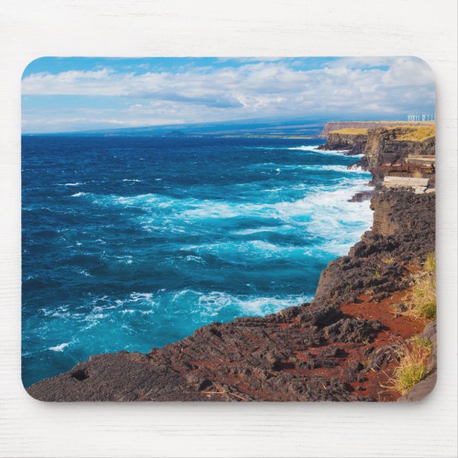 Alfombrilla De Ratón Vista de mar Clásica (Frente)