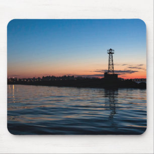 Alfombrilla De Ratón Vista de Montevideo en el amanecer, Uruguay