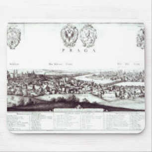 Alfombrilla De Ratón Vista de Praga, 1649