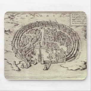 Alfombrilla De Ratón Vista de Rodas, del 'teatro de las ciudades