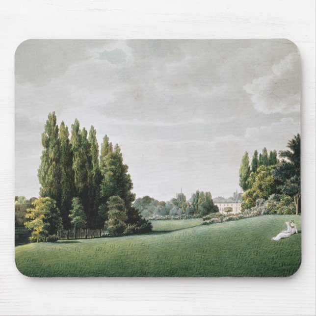 Alfombrilla De Ratón Vista del castillo francés cerca del puente de (Frente)