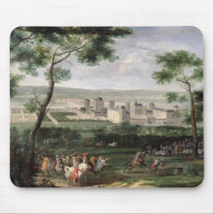 Alfombrilla De Ratón Vista del castillo francés de Vincennes, c.1665