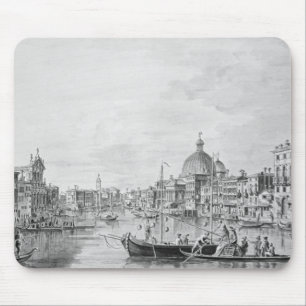 Alfombrilla De Ratón Vista del Gran Canal, Venecia, c.1800
