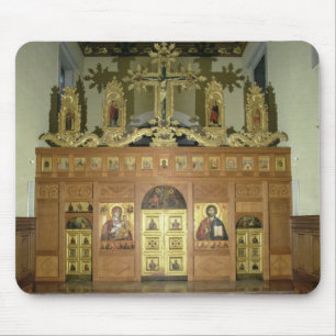 Alfombrilla De Ratón Vista del iconostasio, 1641 (foto) (véase 137901