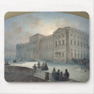 Alfombrilla De Ratón Vista del palacio de Mariinsky en el invierno,