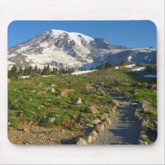 Alfombrilla De Ratón Vista del sendero Skyline del Monte Rainier